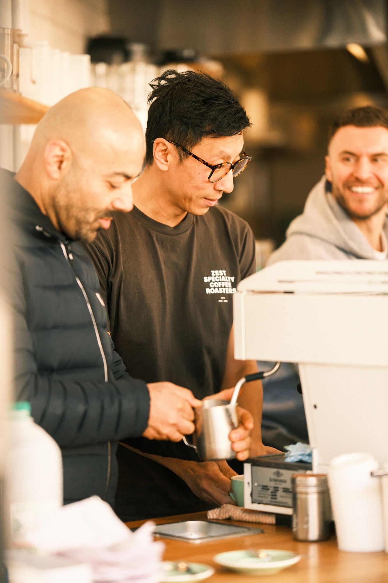 barista coffee at Cafe Dougie Surry Hills