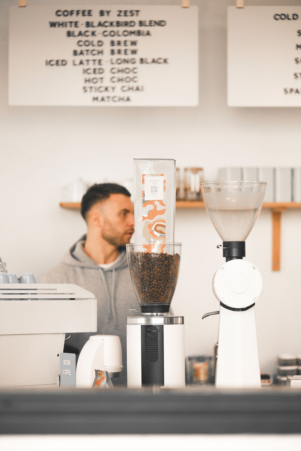 Cafe serving Zest Specialty Coffee