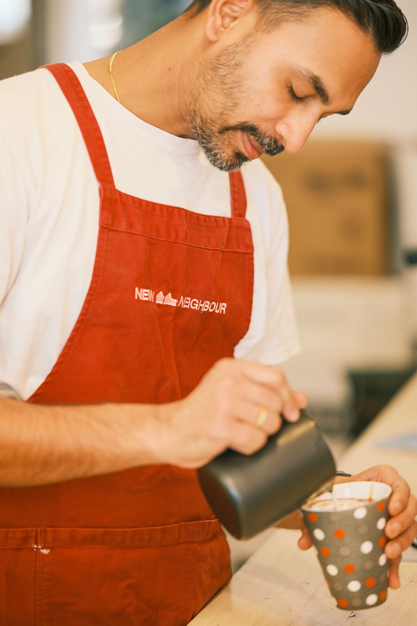 Barista coffee Montmorency VIC at New Neighbour