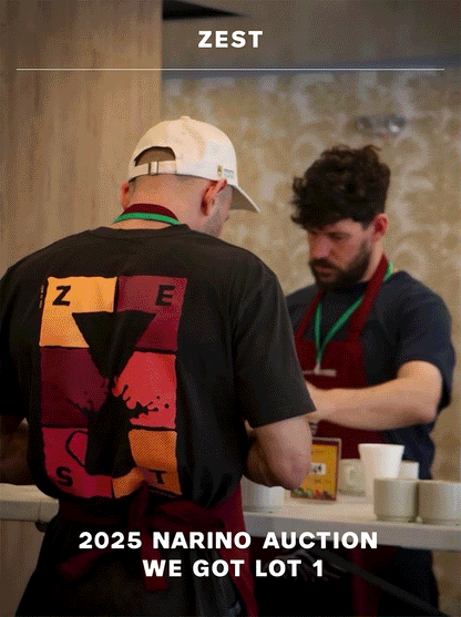 Colombia 2025 Narino Auction 1st Place Yeison Burbano